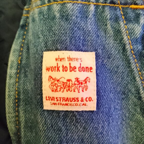 Levi's men's denim potrero hoodie size men's small - Picture 3 of 3